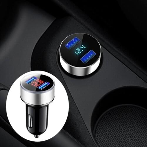 3.1A Dual USB Car Charger Accessories for Volkswagen vw POLO Tiguan Passat Golf EOS Scirocco Jetta Bora Lavida Touareg Touran