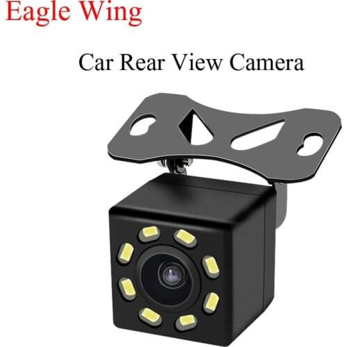 Car Rear View Camera Universal 8LED Backup Parking Waterproof and Shockproof HD Infrared Night Vision for car Multimedia player