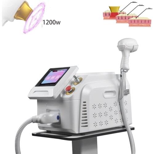 Big power 3 waves 1200w Triple Wavelengths Diode epilator 755nm 808nm 1064nm soprano ice laser hair removal dropshipping