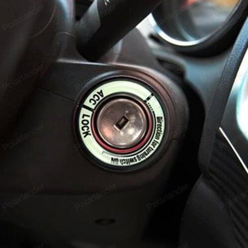 For Honda City Greiz vezel XRV Luminous decoration keyhole Cover circle auto accessoriescar Ignition ring