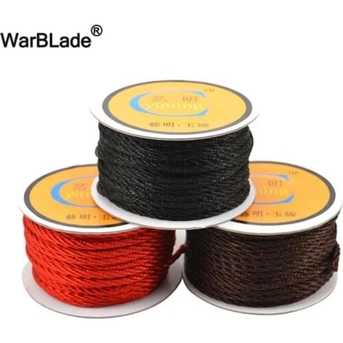 1mm 1.5mm 2mm 3mm Cotton Cord Nylon Thread Chinese Knot Cord Plastic String Beaded Rope For DIY Bracelet Necklace Jewelry Making