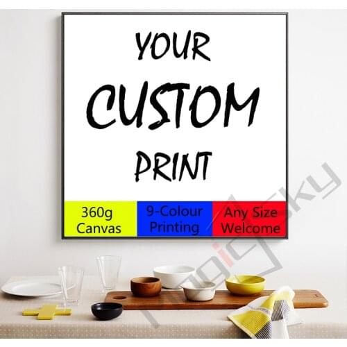 Favorite Image Custom Posters and Prints Canvas Painting Personalized Photo Your Picture Wall Art Any Size LivingRoom Home Decor