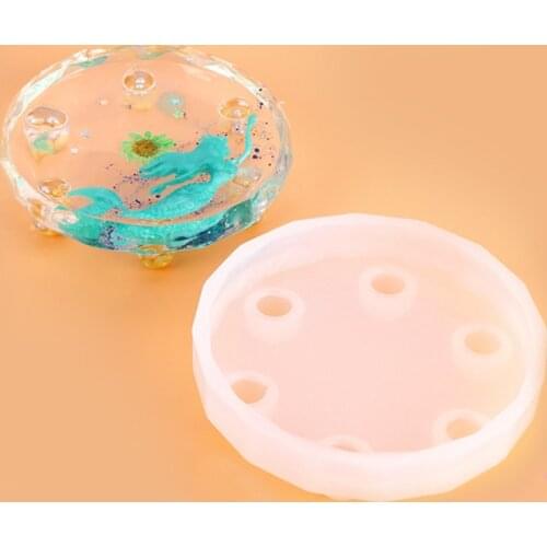 2020 New Creative Mini Resin Table Mold Silicone Mold Epoxy Exhibition Table Diy Crafting Tools