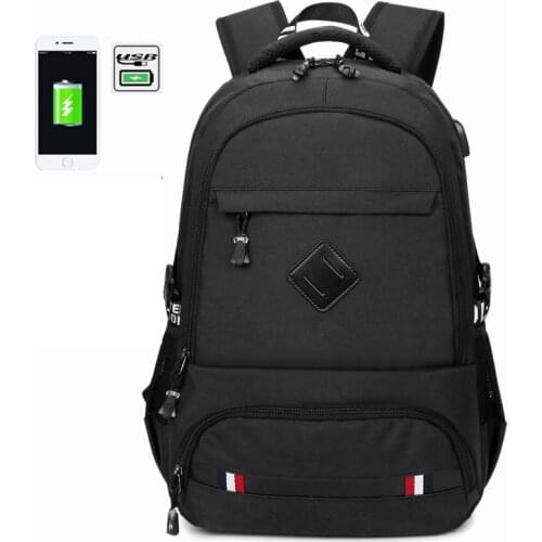 New USB Charging 15.6 inch Laptop Backpack For Teenage Schoolbag Men Backpack Male High school backpack Boys School Bags