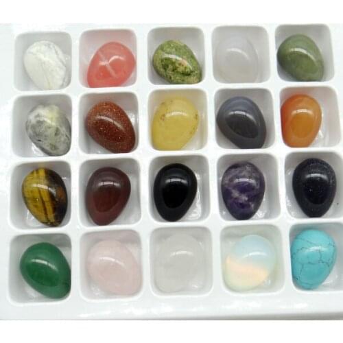 Natural stone Ball Quartz Crystal aventurine tiger eye Turquoises charms pendant For diy Jewelry Making necklace Accessories