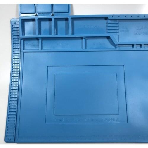 Blue color resistant magnetic antistatic Function BGA Rubber mat elephone repair tools Super practical
