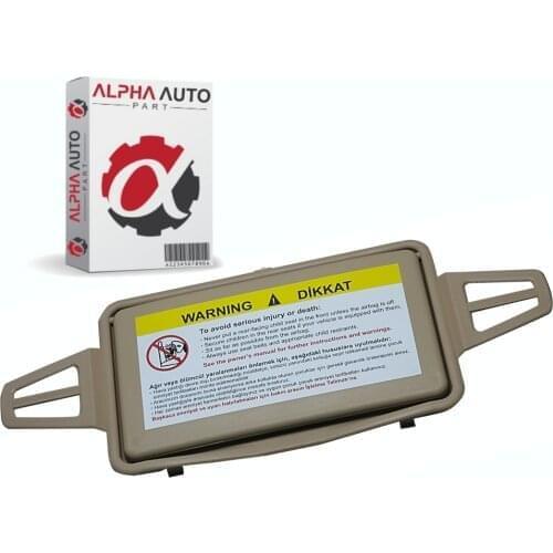 Sunshade Mirror Cover For Mercedes E Class W210 - DARK BEIGE