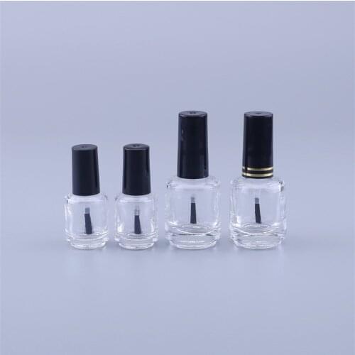 24pcs Glass Nail Polish Bottle Empty Cosmetic Containers Nail Glass Bottles With Brush 8ml/15ml