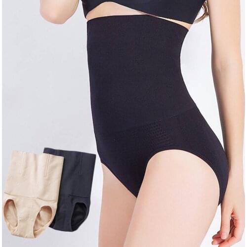 Solid Color Postpartum Women High Waist Slimming Trainers Hip Lift Panties Body Shaper Corset Plus Size трусики женские