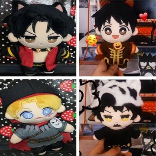 Anime ONE PIECE OP Monkey D. Luffy Sabo Portgas·D· Ace Trafalgar·Law Corazon Plush 15cm Doll Body Clothes Toy Outfits Bags Decor