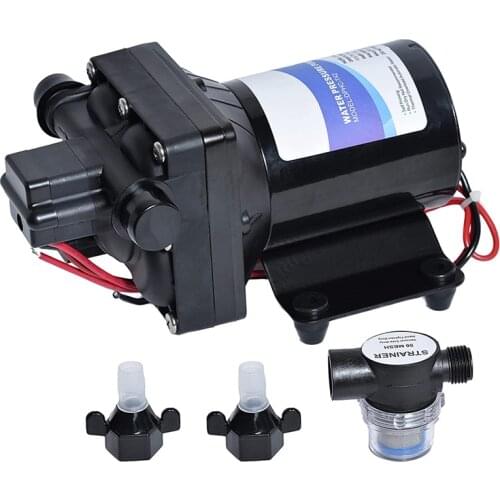 Water Pump 4008-101-E65 42-Series 12V 3.0GPM 55PSI Compatible with RVs, Ships, Yachts, and Boats - Self-Priming 9.8 Feet