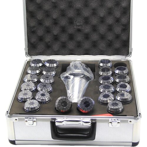 High Precision Morse Taper SK50 ER40 Collet Chuck with 23pcs ER40 Collet set 0.008mm for CNC