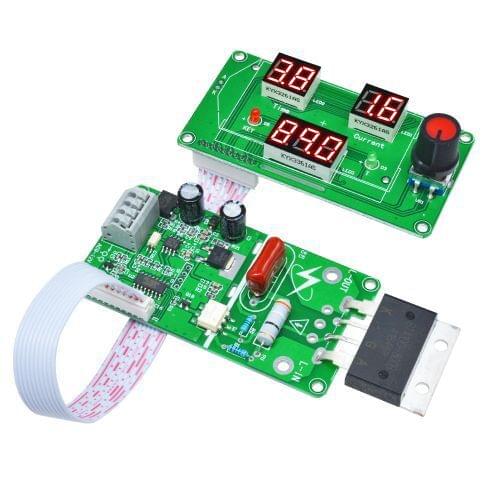 100A and 40A Digital Tube Single Pulse Spot Welding Machine Control Module, Digital Display Red