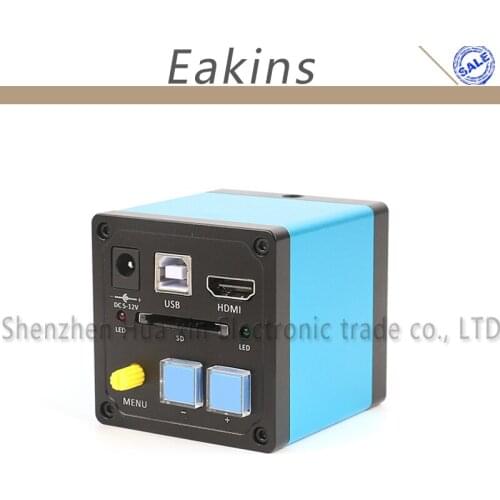16MP HDMI USB Digital CCD Camera 1/2 Inch Sony CMOS Sensor HD Industrial Microscope Support SD Card For Phone/PCB Repair