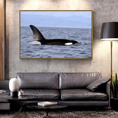 Artcozy Oil Canvas Painting orca For Home Decoration Wall Art