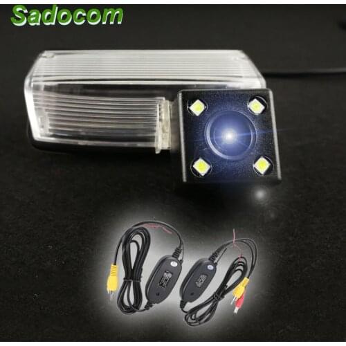 HD Car CCD Night Vision Waterproof 4 LED Backup Rear View Camera Parking Assistance For Toyota previa crown 2010 2011 2012 2013