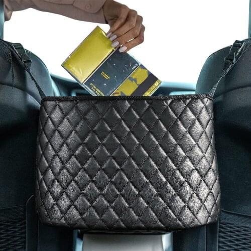 Car Organizer Storage Bag Interior Car Storage Rear Back Hanging Nets Pocket Trunk Bag Organizer Car Interior Accessories