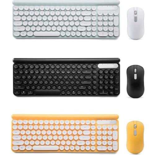 Wireless Keyboard and Mouse Set Rechargeable Silent Desktop Computer Laptop Keypad Office Home Gaming Mouse Keyboard