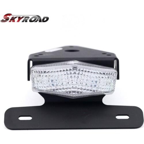 Registration License Plate Holder For SUZUKI DRZ 400S 400SM 400E 400-S/SM/E Motorcycle Tail Tidy Fender Eliminator LED Light