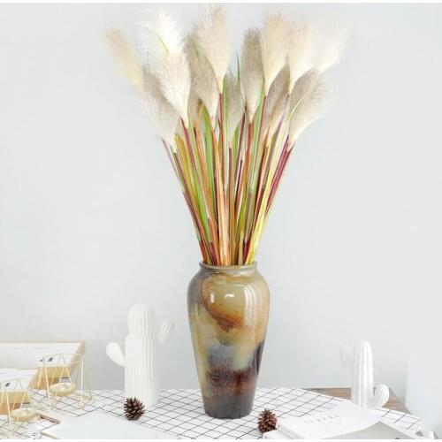 10pcs Artificial Leave Simulation Leaf Onion Grass Fake Reed Silk Flower Diy Sewing Flower Arranging Lawn Simulation Plants