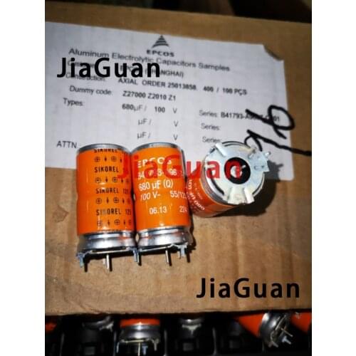 2PCS NEW EPCOS B41793 100V 680UF 20X39MM 125degrees 680UF100V SIKOREL B41793-A9687-Q1 125 EPCOS LL 100V680UF (Q)