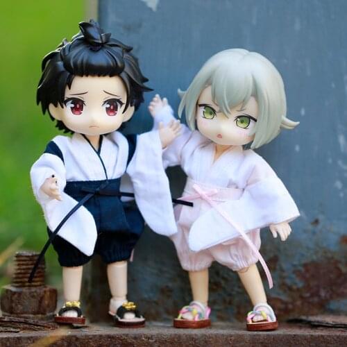 OB11 Doll Clothes Set Suitable for GSC YMY body9 Japanese Yukata Kimono Doll Accessories