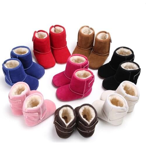 Fashion Winter Shoes Snow Boots Warm Baby Kids Girl Boy Soft Sole Booties Infant Toddler Newborn Crib Shoes Baby Girl Boots