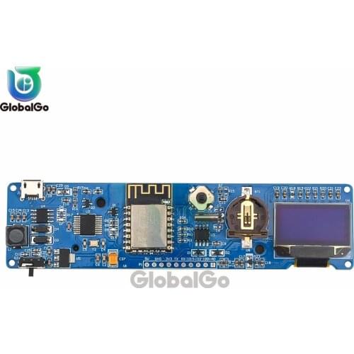 ESP8266 Clock Module Real Time Clock Module WiFi Calibrated Clock The 0.96 Inch OLED Displays The Time Visually Without Battery