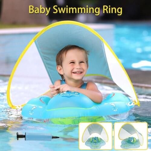 PVC Inflatable Baby Swimming Ring Swimming Inflatable Floating Kids Swim Pool Accessories Circle Bathing Toy Toddler For Infant