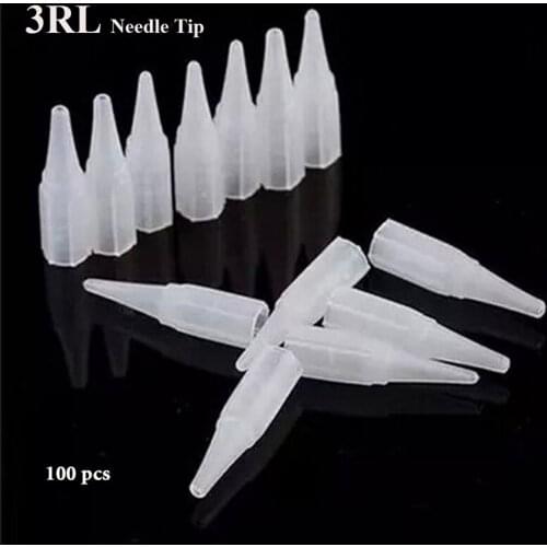 3RL Tattoo Needle Tip Permanent Makeup accesories eyebrow tattoo needle cap 500pcs