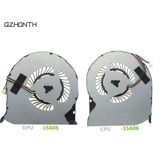 Laptop CPU+GPU Cooling Fan For DELL Precision 7510 M7510 7520 M7520 044PG6 0XNTR8
