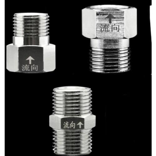 1/2" BSP Female Male Thread Brass Pipe Fitting One Way Non Return Check Valve for Water Heater Toilet