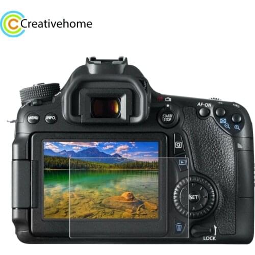 PULUZ For Canon 700D Screen Protector 0.3mm 2.5D Curved 9H Tempered Glass Screen Film for canon 70d 750D 760d 80D DSLR Camera