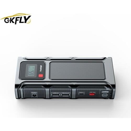 GKFLY Starting Device Battery Booster For Petrol Diesel Auto Jump Starter Portable Power Bank Car Charger Super Power Cable Car