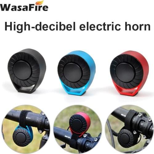 120dB Bike Electronic Bell USB Rechargeable Bicycle Electric Horn 5 Sounds MTB Handlebar Ring Waterproof Cycling Accessories