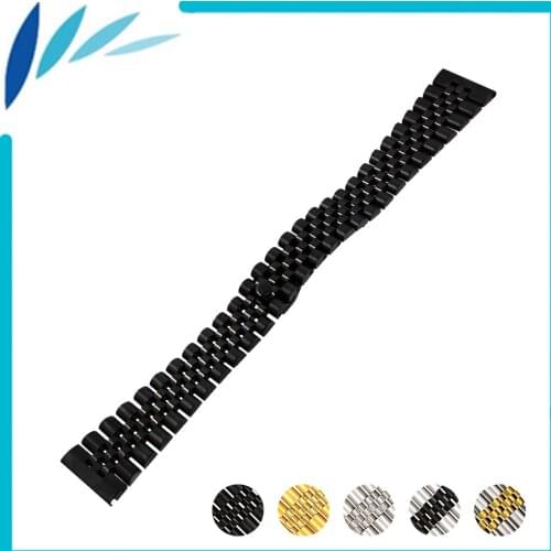 Stainless Steel Watch Band 22mm for Samsung Gear 2 R380 / R381 / R382 Quick Release Strap Wrist Loop Belt Bracelet Silver + Tool