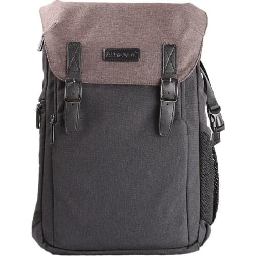 Large Capacity Canvas Waterproof w Rain Cover Photography Camera Backpack Fit 15.6in Laptop Tripod Causal Travel