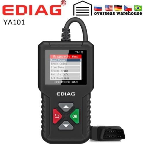 EDIAG YA101 Code Reader OBDII/EOBD YA-101 Upgrade With USB Life Long Enhanced OBD2 Scanner PK CR3001 KW310 AD310