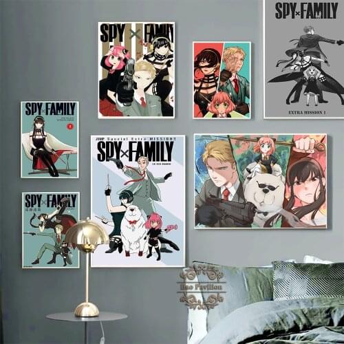 Spy x Family Japanese Anime Comic Wall Art Prints Poster Manga Character Modern Canvas Painting Otaku Collection Gift Home Decor