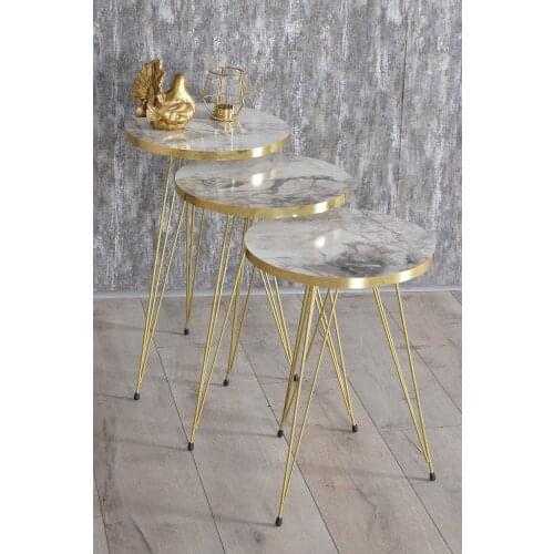 Zigon Coffee table Gold pedestal table d'appoint doré скандинавский столик mesa consola столик кофейний столик для ноутбука tische