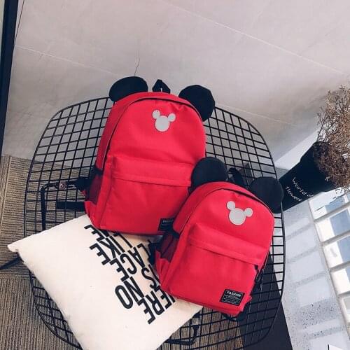 Disney Mickey mouse kindergarten bag 3-5 years old girls baby boy tide canvas children bag cute backpack