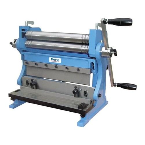 Sheet Metal Brake Shear Press Brake 3-in-1 Sheet Metal Machine Shears and Slip Roll Machine for Shear Bending Rolling