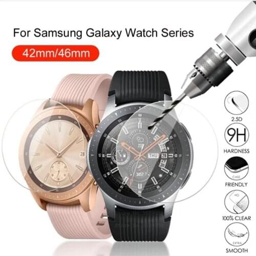 Tempered Glass Screen Protector For Samsung Galaxy Watch 46mm 42mm Anti Scratch Smartwatch Protective Film Accessories