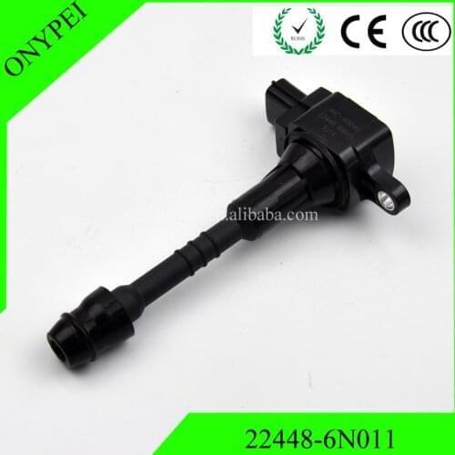 1PCS 22448 6N015 Ignition Coil Fits Nissan Sentra 1.8 Almera N16 Primera P11 AIC-4004G 22448-6N011,224486N011,224486N015
