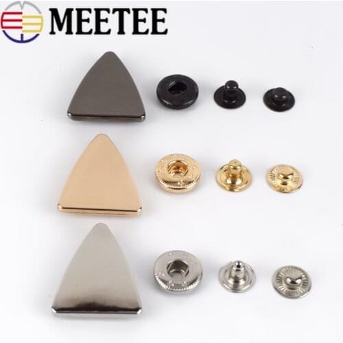 10/20pcs Fashion Metal Snap Buttons Down Coat Decorative Button Sewing Botones Outerwear Overcoat Fasteners Press Stud Buckle