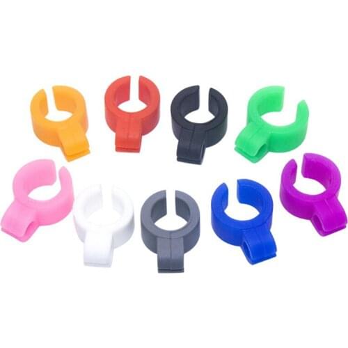 10PC Cigarette Holder Silicone Ring Finger Hand Rack Waterproof Endlessly Artifact For Regular Smoking Smoker Men Gift