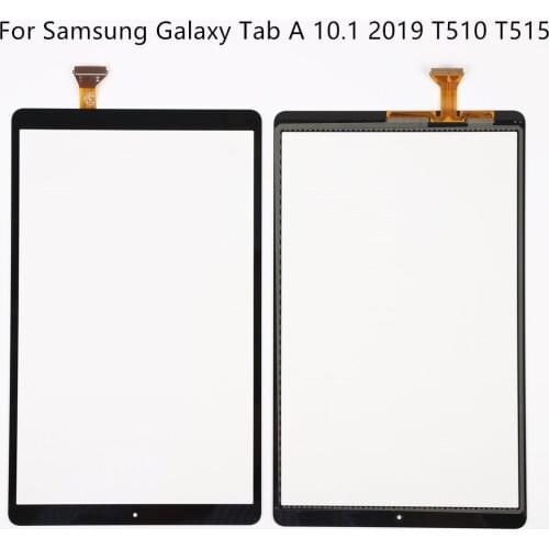 10pcs/lot For Samsung Galaxy Tab A 10.1 2019 T510 T515 Touch Screen Panel Glass Digitizer Replacement Repair Parts TP +Tools