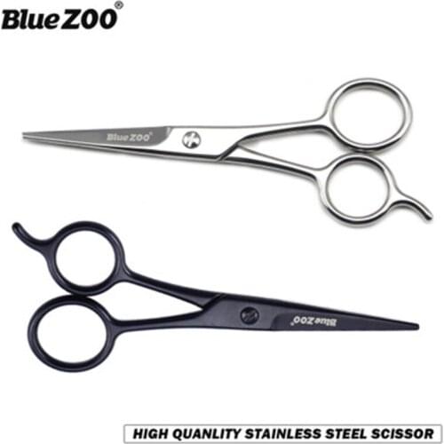 2pcs Stainless Steel Facial Hair Scissors Moustache Scissor Beard Trimming Grooming Scissors Safety Use Beard Care Makeup Tool