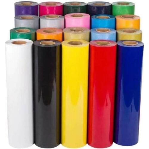 30cmx50cm Rich Color PVC Heat Transfer Vinyl Film Heat Press Machine T-shirt Iron On HTV Printing Sheet DIY Clothing Film
