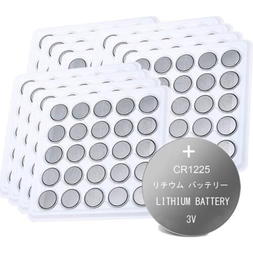 300pcs Lithium Battery CR1225 Electronic Coin Cell Button Batteries 3V LM1225 BR1225 KCR1225 CR 1225 Watch Car Key Toy Remote